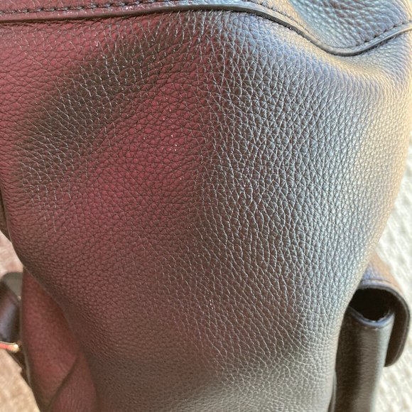 Coach Pebbled Leather Backpack